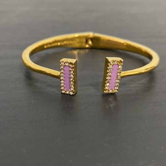 Lot of 6 Gold Tone Cuff Bracelets and Bangles - Picture 2 of 14